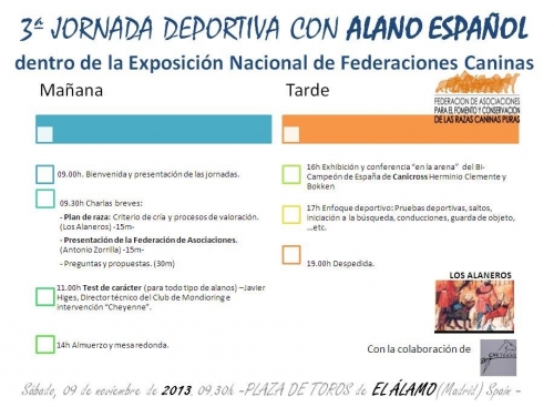 CORRICAN ALANOS ESPAOLES - Noticias - III JORNADAS DEPORTIVAS CON ALANO ESPAOL